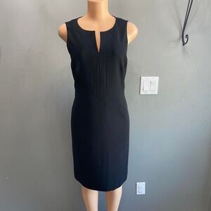 Ann Taylor Black Midi Dress